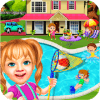 Sweet Baby Girl Pool Party Games: Summer Pool Fun安卓版下载