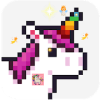 UNICORN - Color by Number Pixel Art Game