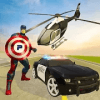 Super Captain Hero Flying Robot Rescue Mission