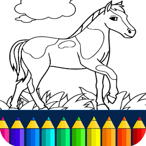 马的颜色怎样涂的图片图片