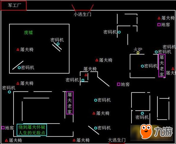 第五人格軍工廠醫(yī)院紅教堂地窖分布一覽 地窖刷新規(guī)律