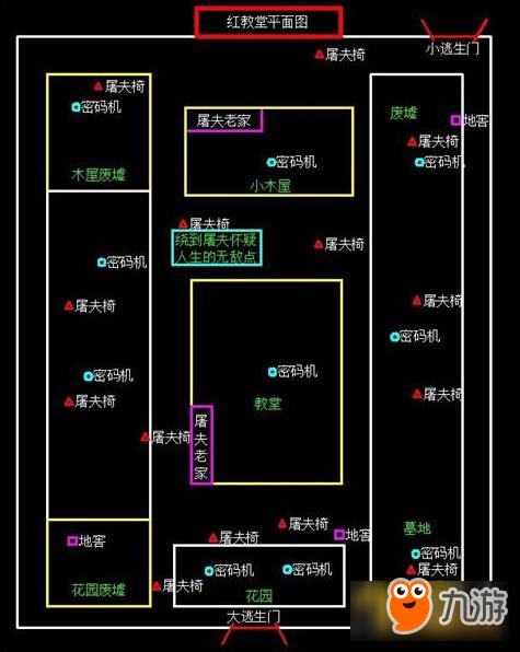 第五人格軍工廠醫(yī)院紅教堂地窖分布一覽 地窖刷新規(guī)律