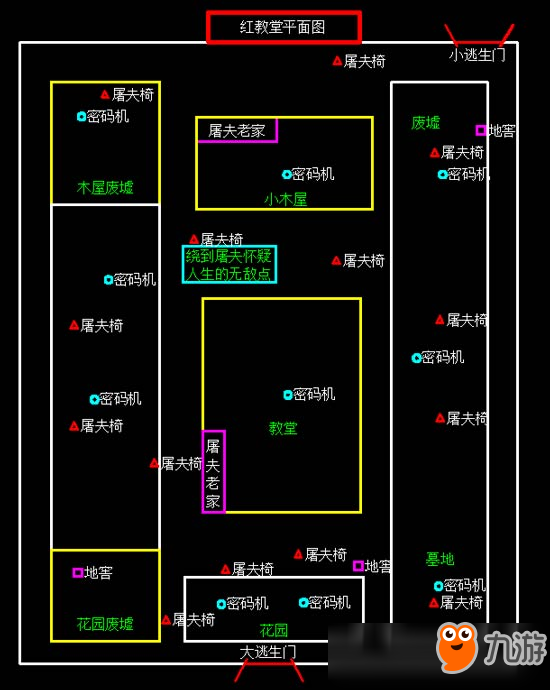 第五人格地圖屠夫椅在哪 第五人格全地圖屠夫椅位置匯總