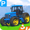 Superheroes Tractor Parking: Tractor Farming Games
