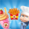 Masha And burger Adventure With Games:Coking