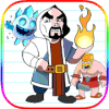 Coloring Clash Royale Characters占内存小吗