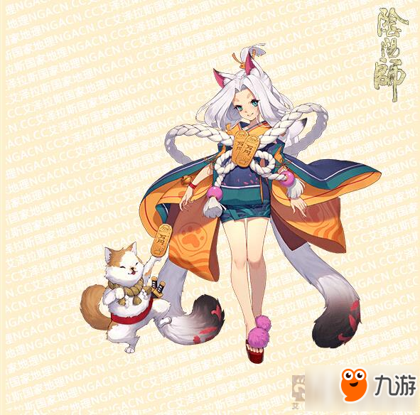 阴阳师猫掌柜立绘赏析