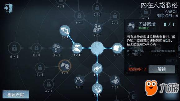 第五人格天赋技能大全 天赋技能效果介绍