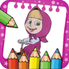 Coloring Pages for Masha and The Bear