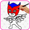 Coloring Pages for PJ hero masks