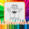 Cartoon Minions - Free Coloring Book