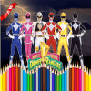 power rangers coloring