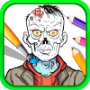 Zombie World - Pixie Coloring Book