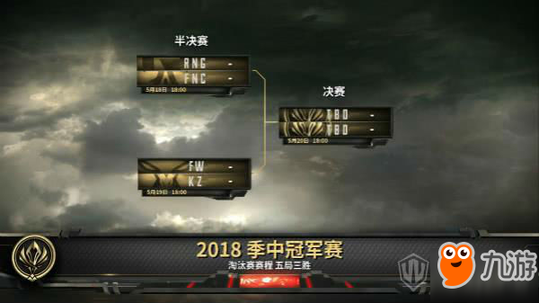 LOL2018MSI半決賽賽程：5月18日RNGvsFNC