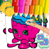 Coloring Book of Shopkins and Cakeapk模拟器