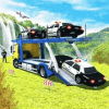 US Police Transport Truck Cargo :Vehicle Transport