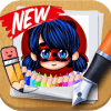 Ladybug & Cat Noir Coloring page app by fans版本更新