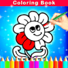 Flower Coloring Book For Kids - Drawing pad