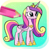 游戏下载Сoloring book Pony - color art pictures free