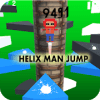 Spiral Man Helix Jump 3D