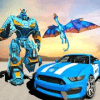 US Police Robot Car Flying Fire Dragon Games版本更新