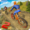 Superhero BMX Bicycle racing hill climb offroad 2