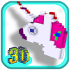 3D Unicorn Color by Number Pixel Art Coloring book如何升级版本