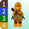 Color by Number - Lego Ninjago Pixel Art