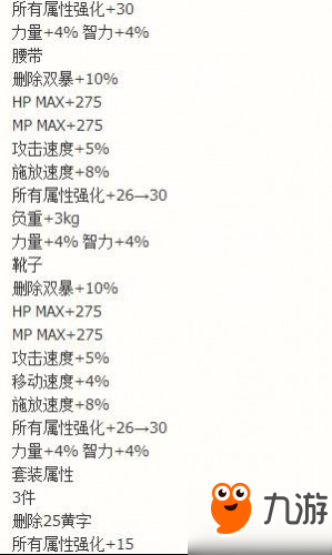 dnf史詩(shī)改版B套、星空首飾、圣耀十字架、90A套史詩(shī)改版一覽