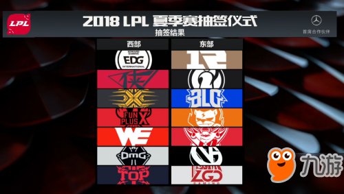 lol2018德瑪西亞杯夏季賽分組：EDG/WE西部賽區(qū) RNG/IG東部賽區(qū)