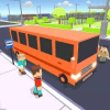 Coach Bus Driver Blocky Game Public Transport Sim
