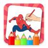 Coloring Book For Superheroes : Kids Coloring Game