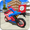 游戏下载Super Hero Stunt Bike - Spider Hero Pizza Delivery