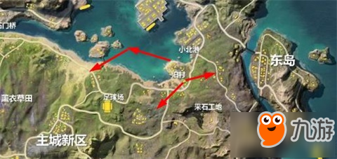 荒野行动新地图柏村攻略 打鱼捞鱼好地点