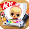 Surprise dolls app coloring page by fans怎么下载到手机