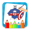 SuperHero Coloring Book : Kids Drawing Game 2018iphone版下载