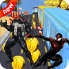 Subway Venom Run vs Spider Surf : Superhero Rush