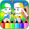 Upin Ipin coloring