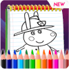 Peepa pig: Coloring book