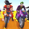 Superhero Downhill Tricky Bike Race Free