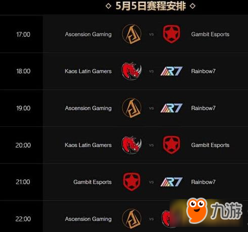 LOL2018MSI冠军赛5月5日赛事安排及看点一览