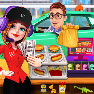 Fast Food Drive Thru Cash Register Game