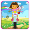 Little Dora Moto Climb Racing - dora game for kids