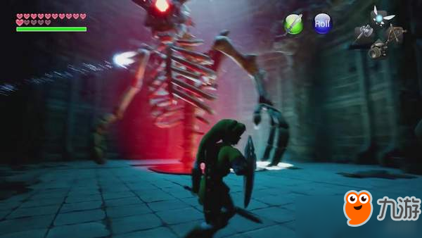 虚幻4打造《塞尔达传说》新演示 林克VS骸骨帝王龙