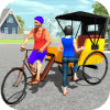 Cycle Rickshaw Driving Simulator 2018: Tuk Tuk Sim