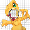 Color by Number Digimon Pixel Art