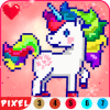 Pix art coloring by number - Colorbox Draw pixel