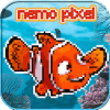 Nemo Pixel Art Coloring Book with Number