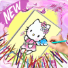 Pour enfants : Coloriage Hello Kitty 2018