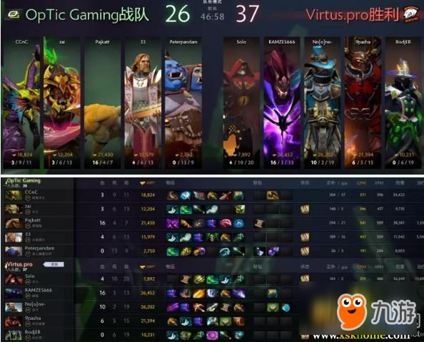 《DOTA2》中国超级锦标赛6月9日淘汰赛VP VS OpTic第二场